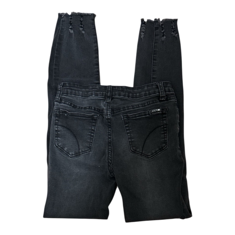 Joe's Jeans Black Distressed Ankle Jeans